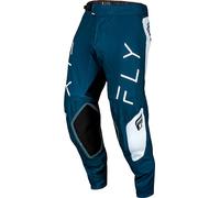 Fly Racing Evolution, pantalones textiles 38 male Azul/Blanco