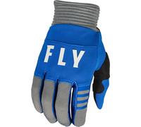 Fly Racing F-16 2023 Guantes de motocross, gris-azul, tamaño M para Hombres