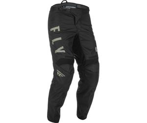 Fly Racing F-16 Pantalones de motocross, negro-gris, tamaño 30 para Hombres