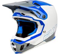 Fly Racing Formula CC Glide, casco de motocross L female Azul/Gris/Blanco