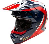 Fly Racing Formula CP Krypton - Casco (rojo/blanco/azul marino, talla XS)