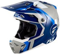 Fly Racing Formula CP Seal, casco de motocross M female Azul Oscuro/Azul/Gris/Blanco