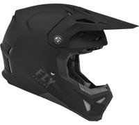 Fly Racing Formula CP Solid Casco de motocross, negro, tamaño M para Hombres