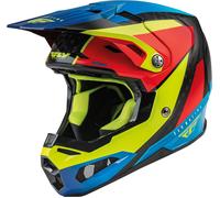 Fly Racing Formula CRB Prime, casco de cruz XS male Negro/Amarillo Neón/Rojo/Azul