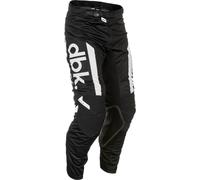 Fly Racing Kinetic Mesh DBK, pantalones textiles 32 male Negro/Blanco