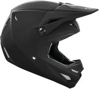 Fly Racing Kinetic Solid Casco de motocross, negro, tamaño XL para Hombres