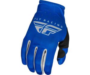 Fly Racing Lite Youth Guantes de motocross, gris-azul, tamaño L para Hombres