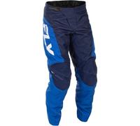 FLY Racing Pantalones F-16 - Azul/Azul oscuro/Blanco, blanco