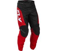 FLY Racing Pantalones F-16 - Rojo/Negro/blanco, blanco