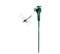 Fly Repeller Solar Powered, PVC Solar Garden Gnat Dragonfly Clip Stakes, Weather-Resistant Fruit Flying Control, Sturdy Build for Pathway Yard Patio Lawn Terrace Farm, 39x7.5cm
