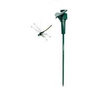 Fly Repeller Solar Powered, PVC Solar Garden Gnat Dragonfly Clip Stakes, Weather-Resistant Fruit Flying Control, Sturdy Build for Pathway Yard Patio Lawn Terrace Farm, 39x7.5cm