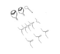 Fly Rod Building Guide Set Stainless Steel Guide Ring Snake Guides Fihsing Accessory