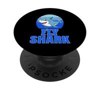 Fly Shark Family Reunion Squad Primer Apellido PopSockets PopGrip Adhesivo