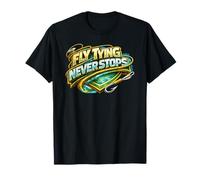 Fly Tying Never Stops Banco Trucha Streamer Hackle Hook Camiseta