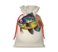 Fly Yellow Fish - 1 bolsa de material duradero de 8.3 x 11.8 pulgadas con cordón para regalo elegante de Halloween