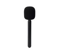 FLYAMAPIRIT Soporte de micrófono para DJI Mic 1/2, mango de micrófono de entrevista para Rode Wireless GO II/2/ME/Pro, adaptador de mano de micrófono Lavalier inalámbrico con espuma antiviento para