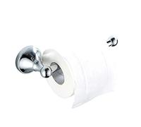 Flybath Portarrollos de Papel higiénico sin Tapa, latón para baño, Montaje en Pared, Cromo Pulido