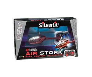 FLYBOTIC by Silverlit - Air Stork 18 cm - Helicóptero de Interior Teledirigido - Juguete Volador 2 Canales de infrarrojo