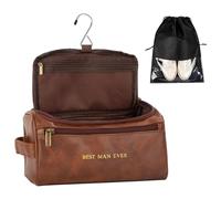 Flycalf Bolsa de lona personalizada para hombre, bolsa de viaje, Bolsa marrón personalizada, Esencial para viajar