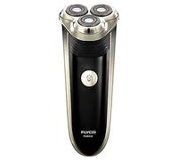 Flyco - Afeitadora Eléctrica Recargable para Hombre, Negro, 4 Cuchillas, Cabezales Flotantes, Pantalla de Carga LED, Incluye Cepillo, Ideal para Viajes y Hogar