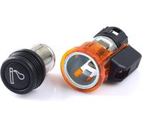Flydida 12 V Coche Encendedor de cigarrillos hembra adecuado para Palio Pratico Punto Bravo Brava Grande Doblo Accesorios para Coche Parte # 735467047, 735460686, 759155, 8227C8