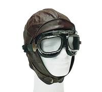 Mil-Tec vuelo-12425009 Casco de Vuelo, Adultos Unisex, Marrón, M