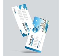 Flyers Personalizados - Folletos Publicitarios para Empresas - Añade Colores, Textos, Imagen, Logo - Papel Brillante - Distintas medidas gramajes y cantidades (DL (10x21cm))