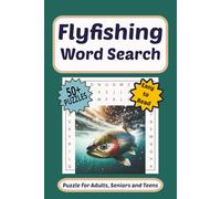 Flyfishing Word Search: Flyfishing Word Searches with Easy to Read print about Fishing, Fishing Lures and Outdoor Adventures | 6 X 9 inches | 110 ... Retirees| Great for Vacations and Travel