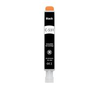 FLYFLZJYJR Cartucho de Tinta Compatible PGI-530 CLI-531 for Impresora PIXMA TS8750 TS8751(1PC Black)