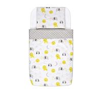 FlyIdeas Juego Completo Sabanas Minicuna Colecho Next to Me 83x50, 100% Algodon Certificado - Compatible con Minicunas y Colchones de tamaño: 50x80 cm 83x50 cm y Similar