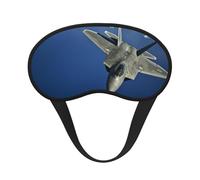 Flying Airplane - Máscara de ojos impresa con borde negro, con buen efecto de sombreado, es una opción ideal para viajes, meditación, etc