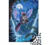Flying Ardilla Puzzle De 1000 Piezas Desafío Rompecabezas Ocio Diversión Multicolor para Infantiles Adolescentes 1000pcs (75x50cm)