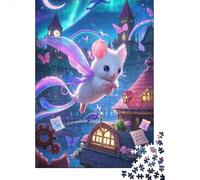 Flying Ardilla Puzzle De 1000 Piezas Desafío Rompecabezas Pintura Diversión Multicolor para Infantiles Adolescentes 1000pcs (75x50cm)