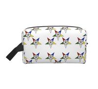 Flying Bees - Bolsa de almacenamiento con estampado de margaritas, bolsa de aseo de viaje duradera, bolsa organizadora portátil de maquillaje y cosméticos con cremallera, Stars Eastern Stars, Talla