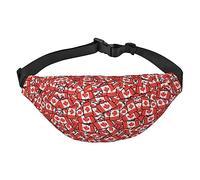 Flying Bees Daisy Honey Travel Running - Bolso bandolera grande para hombre y mujer, Bandera canadiense, Talla única, Mochila casual