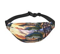 Flying Bees Daisy Honey Travel Running - Bolso bandolera grande para hombre y mujer, Bass Fishing, Talla única, Mochila casual