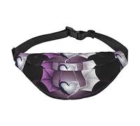 Flying Bees Daisy Honey Travel Running - Bolso bandolera grande para hombre y mujer, Dragones morados y blancos, Talla única, Mochila casual