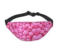 Flying Bees Daisy Honey Travel Running - Bolso bandolera grande para hombre y mujer, Pelotas de tenis rosa brillante, Talla única, Mochila casual