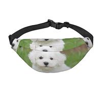 Flying Bees Daisy Honey Travel Running - Bolso bandolera grande para hombre y mujer, Perro Bichon Frise, Talla única, Mochila casual