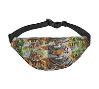 Flying Bees Daisy Honey Travel Running - Bolso bandolera grande para hombre y mujer, Tigres, Talla única, Mochila casual