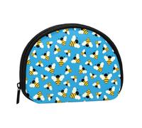 Flying Bees - Monedero pequeño para mujer, pequeño monedero para monedas