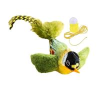 Flying Birds para gatos - sistemaa de sonido de juguete de gato interactivo | Ajuste de pájaro chirping gato juguete autodiverso | Interactive Toy Bird es adecuado para el juego interior y al aire lib
