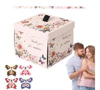 Flying Butterfly Box, Exploding Butterfly Gift, Sorprise Birthday Box, Butterfly Present, Sorprise Birthday Box Novel Butterfly Exploding Present Box For Family Friends Lovers
