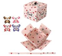 Flying Butterfly Box - explosiva de 14,5 cm | Cajas de papel de cumpleaños, cajas de presentación explosivas con mariposas voladoras para bodas y de San Valentín
