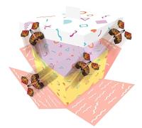Flying Butterfly Treat Boxes | Caja porta cupcakes | Baking Biscuit Holiday Favor Cake Candy Packaging Box, Paper Cake Boxes, Wedding Party Decoration