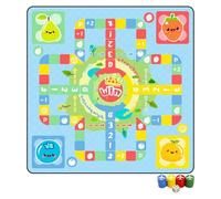 Flying Chess, Aeroplane Chess Game Pad, 78,74 x 78,74 pulgadas, tabla plegable resistente al agua, alfombra de juego antideslizante para camping, viajes y picnic (multicolor)