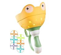 Flying Disc Launcher - 9.06 InchFlying Disc Launcher | Flyinğ Discs Game - Frog Catching Toss Game with 6 Discs for Kids Coordination Training Backyard Lawn Beach Fun Family Activity