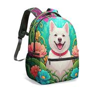 Flying Dog Pilot Drone Rider - Mochila estampada de 40,6 cm, diseño vibrante de vuelo urbano para niños, 04., L, Casual