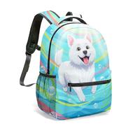 Flying Dog Pilot Drone Rider - Mochila estampada de 40,6 cm, diseño vibrante de vuelo urbano para niños, 15, L, Casual