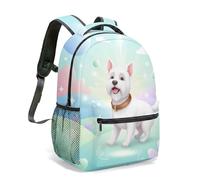 Flying Dog Pilot Drone Rider - Mochila estampada de 40,6 cm, diseño vibrante de vuelo urbano para niños, 18, L, Casual